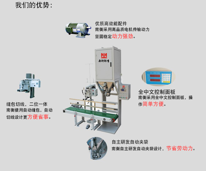 南衡顆粒包裝機的優(yōu)勢