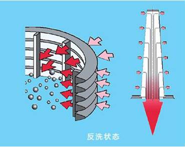 反沖洗過程