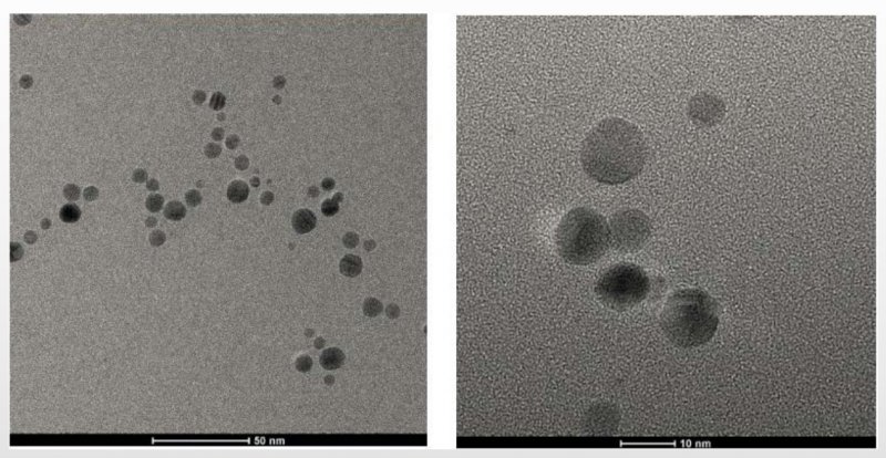 納米銀離子電鏡圖