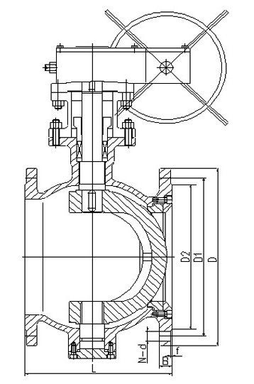 精小型電動偏心半球閥