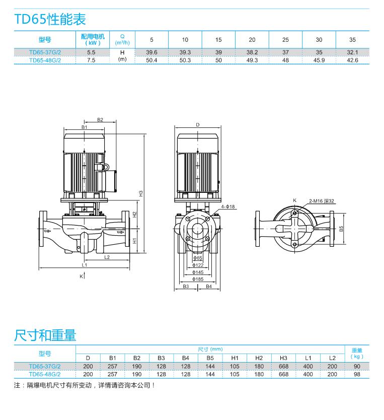 TD管道循環(huán)泵