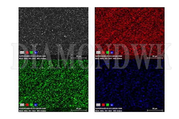 河南萬克金剛石復合片 R1313 LTD  EDS 檢測