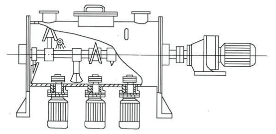 犁刀式混合機結構圖