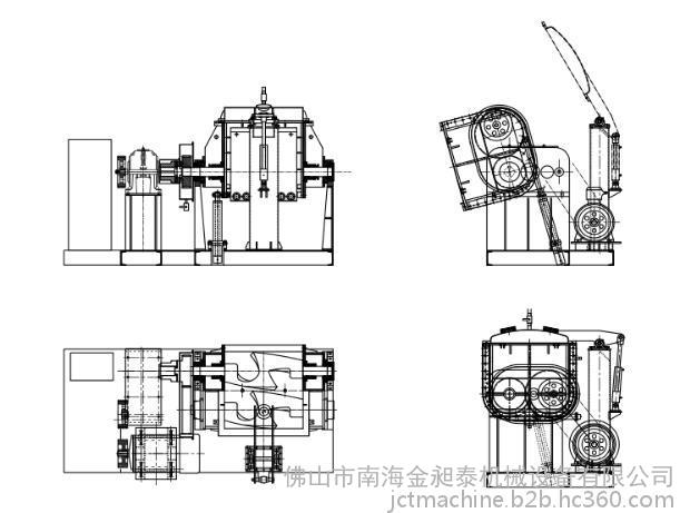 真空捏合機圖紙