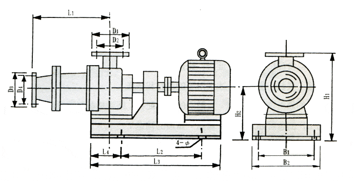 I-1B濃漿泵安裝圖