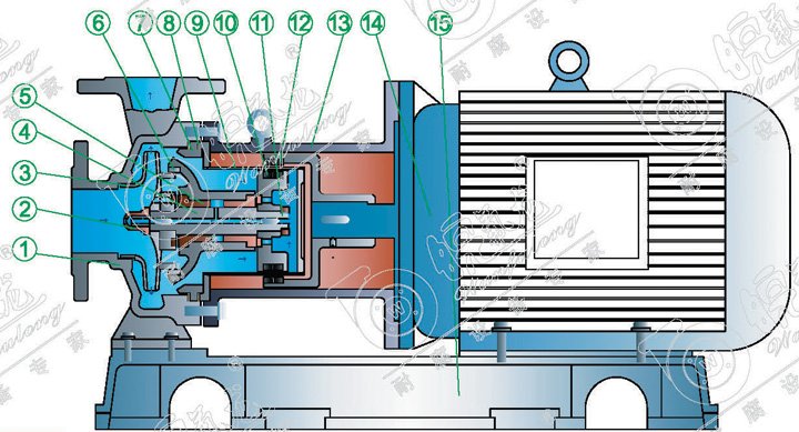 不銹鋼磁力泵結(jié)構(gòu)圖