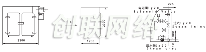 藥用型GMP烘箱安裝示意圖